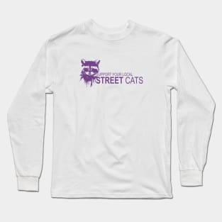 Street Cats_raccoon Long Sleeve T-Shirt